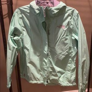 The North Face rain jacket